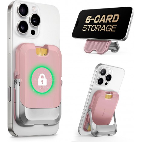 ที่ใส่บัตร ติดโทรศัพท์ มีขาตั้ง SUPCASE [ UB Mag Vault ] Magnetic Wallet with Stand