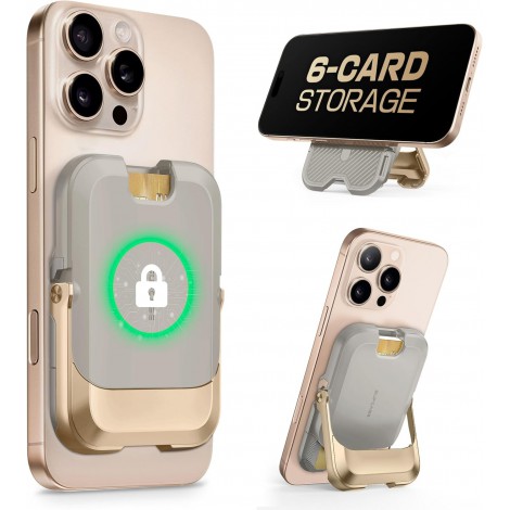 ที่ใส่บัตร ติดโทรศัพท์ มีขาตั้ง SUPCASE [ UB Mag Vault ] Magnetic Wallet with Stand