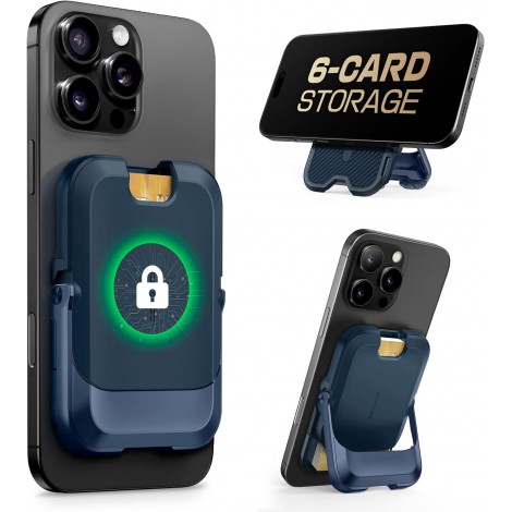 ที่ใส่บัตร ติดโทรศัพท์ มีขาตั้ง SUPCASE [ UB Mag Vault ] Magnetic Wallet with Stand