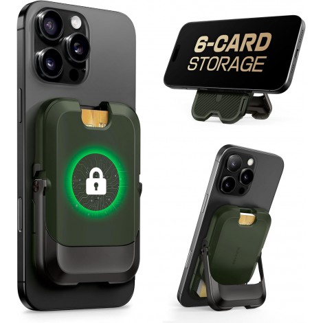 ที่ใส่บัตร ติดโทรศัพท์ มีขาตั้ง SUPCASE [ UB Mag Vault ] Magnetic Wallet with Stand