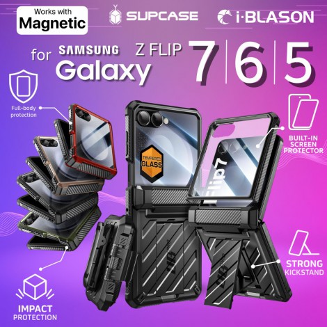 เคส SUPCASE UB PRO / i-Blason ARMORBOX สำหรับ Samsung Galaxy Z Flip7 / FE / Flip6 / Flip5 เคส SUPCASE UB PRO / i-Blason ARMORBOX สำหรับ Samsung Galaxy Z Flip7 / FE / Flip6 / Flip5