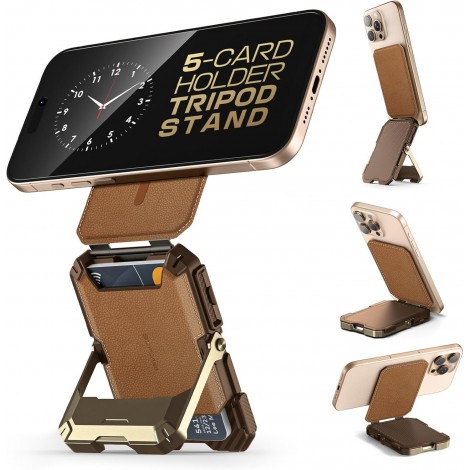 ที่ใส่บัตร ติดโทรศัพท์ มีขาตั้ง SUPCASE [ MagFlip ] Magnetic Wallet with Stand