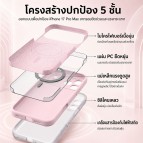 (แถมสติกเกอร์) เคส FenixShield PASTELLE สำหรับ iPhone 18 Pro / 18 Pro Max / Air / 17 / 17 Pro / 17 Pro Max / 16 Pro Max