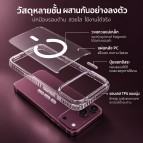 (แถมฟิล์ม) เคส FenixShield Tough Pro Clear สำหรับ iPhone 18 / 17 / 16e / 16 / 15 / 14 / 13 / Air / Plus / Pro / Max