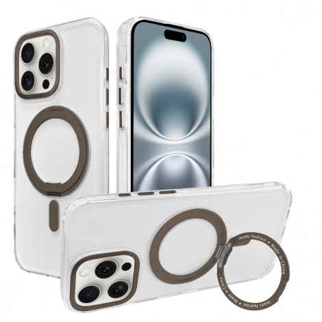 (วงแหวนหมุนได้+แถมฟิล์ม) เคส FenixShield 360 Rotatable Stand สำหรับ iPhone 18 / 17 / 16 / 15 / Plus / Pro / Max 
