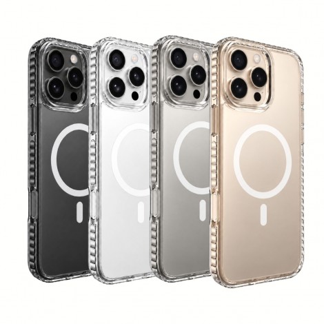 (แถมฟิล์ม) เคส FenixShield Tough Pro Clear สำหรับ iPhone 18 / 17 / 16e / 16 / 15 / 14 / 13 / Air / Plus / Pro / Max