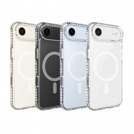 (แถมฟิล์ม) เคส FenixShield Tough Pro Clear สำหรับ iPhone 18 / 17 / 16e / 16 / 15 / 14 / 13 / Air / Plus / Pro / Max