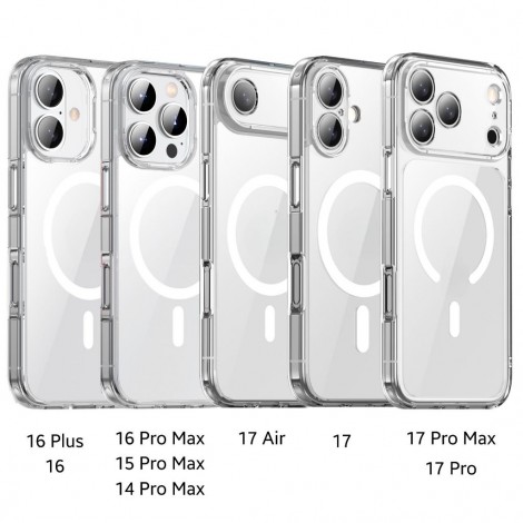 เคส FenixShield Crystal Hybrid II (Mark2) with Magnetic สำหรับ iPhone 17 / 16 / 15 / 14 / Air / Plus / Pro / Max