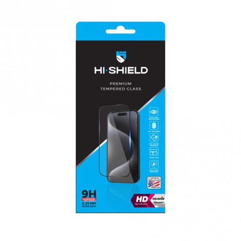 ฟิล์มกระจก HiShield Selected สำหรับ iPhone 18 / Duo / 17 / 17e / 16 / 16e / 15 / 14 / 13 / 12 / 11 / Air / Plus / Pro Max / XS / XR