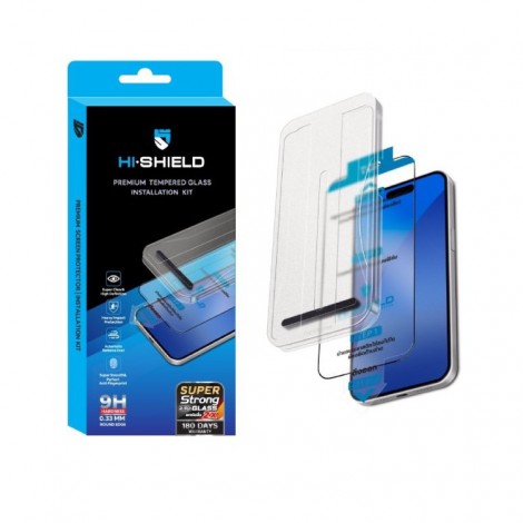 ฟิล์มกระจก เต็มจอ HiShield 2.5D SUPER STRONG / Privacy สำหรับ iPhone 18 / 17 / 16 / 15 / 14 / Air / Plus / Pro Max