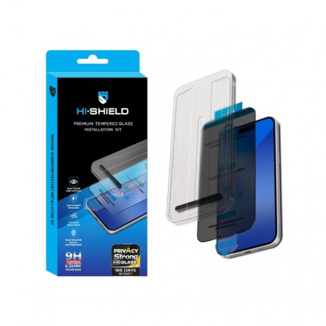 ฟิล์มกระจก เต็มจอ HiShield 2.5D SUPER STRONG / Privacy สำหรับ iPhone 18 / 17 / 16 / 15 / 14 / Air / Plus / Pro Max