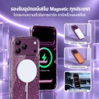 (แถมสติกเกอร์) เคสกากเพชร FenixShield Bling Glitter สำหรับ iPhone 18 / 17 / 16e / 16 / 15 / 14 / 13 / 12 / Air / Plus / Pro Max / mini