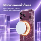 (แถมสติกเกอร์) เคสกากเพชร FenixShield Bling Glitter สำหรับ iPhone 18 / 17 / 16e / 16 / 15 / 14 / 13 / 12 / Air / Plus / Pro Max / mini