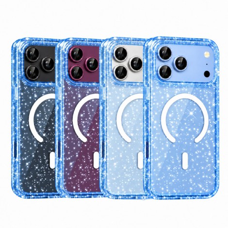(แถมสติกเกอร์) เคสกากเพชร FenixShield Bling Glitter สำหรับ iPhone 18 / 17 / 16e / 16 / 15 / 14 / 13 / 12 / Air / Plus / Pro Max / mini