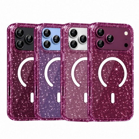 (แถมสติกเกอร์) เคสกากเพชร FenixShield Bling Glitter สำหรับ iPhone 18 / 17 / 16e / 16 / 15 / 14 / 13 / 12 / Air / Plus / Pro Max / mini