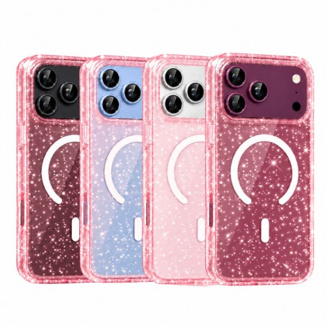 (แถมสติกเกอร์) เคสกากเพชร FenixShield Bling Glitter สำหรับ iPhone 18 / 17 / 16e / 16 / 15 / 14 / 13 / 12 / Air / Plus / Pro Max / mini