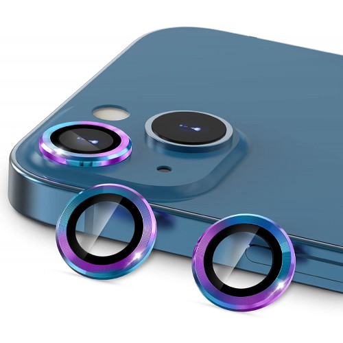 กระจกกันรอย เลนส์กล้อง HiShield Aluminium Lens สำหรับ iPhone 13 / 13 mini