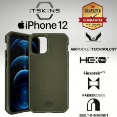 เคส ITSKINS HYBRID // BALLISTIC [ Kaki ] สำหรับ iPhone 12 / Pro / mini / Pro Max