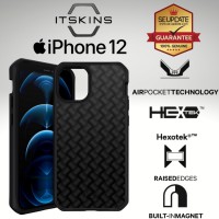 เคส ITSKINS HYBRID // CARBON [ Black Shinning 12k ] สำหรับ iPhone 12 / Pro / mini / Pro Max