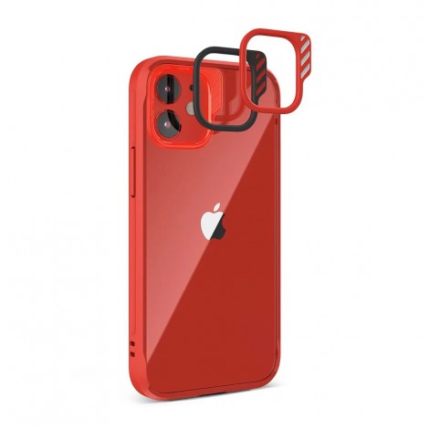 (แถมฟิล์ม) เคส JTLEGEND Hybrid Cushion DX สำหรับ iPhone 12 mini