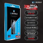 ฟิล์มกระจก HiShield 3D Triple STRONG MAX สำหรับ iPhone 17 / 16 / 15 / 14 / 13 / 12 / 11 / Air / Plus / Pro / Max