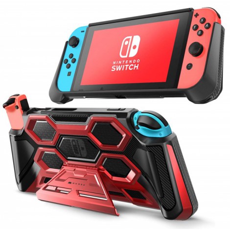 (ของแท้) เคส Nintendo Switch Battle Series MUMBA Heavy Duty Grip Protective Cover 