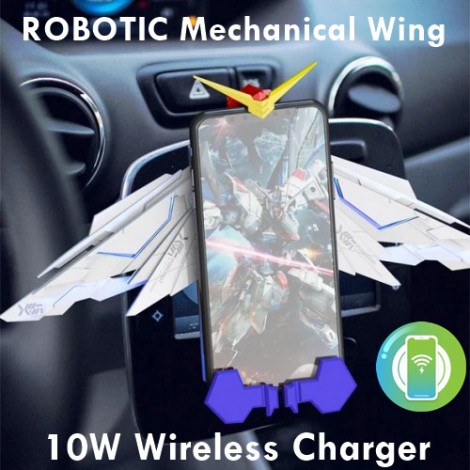 (ชาร์จไว 10 วัตต์) แท่นชาร์จไร้สาย ROBOTIC Mechanical Wing Wireless Charger (ชาร์จไว 10 วัตต์) แท่นชาร์จไร้สาย ROBOTIC Mechanical Wing Wireless Charger