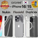 (แถมฟิล์ม) เคส araree DUPLE M / NUKIN / FLEXIELD สำหรับ iPhone 16 / 15 / Pro Max / Pro / Plus