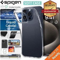 (แถมฟิล์ม) เคส SPIGEN Liquid Crystal สำหรับ iPhone 16 / 16 Plus / 16 Pro / 16 Pro Max / 15 Pro Max / 13 Pro