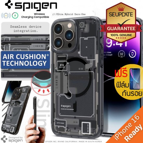 (แถมฟิล์ม) เคส SPIGEN Ultra Hybrid Zero One (MagFit) สำหรับ iPhone 16 / Plus / Pro / Pro Max / 15 Pro Max / 14 Pro (แถมฟิล์ม) เคส SPIGEN Ultra Hybrid Zero One (MagFit) สำหรับ iPhone 16 / Plus / Pro / Pro Max / 15 Pro Max / 14 Pro