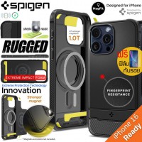 (แถมฟิล์ม) เคส SPIGEN Rugged Armor Magfit สำหรับ iPhone 16 / 16 Plus / 16 Pro / 16 Pro Max