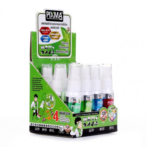 แบบ Box Set : (ฆ่าเชื้อไวรัส) PIXMA KREEN ผลิตภัณฑ์ทำความสะอาดพร้อมฆ่าเชื้อโรค 3 in 1 