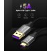 (รับประกัน 1 ปี) สายชาร์จ QGeem USB 3.1 Type C (USB-A to USB-C) 5A Data Cable