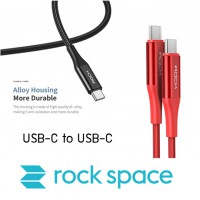 สายชาร์จ/ส่งข้อมูล Rock Space R3 USB-C 3.1 Gen2 Metal Braided Charge & Sync Cable