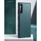 (แถมฟิล์มกระจก) เคสหนังแท้ SONY Xperia 5 II SMONDOR Leather TPU Case