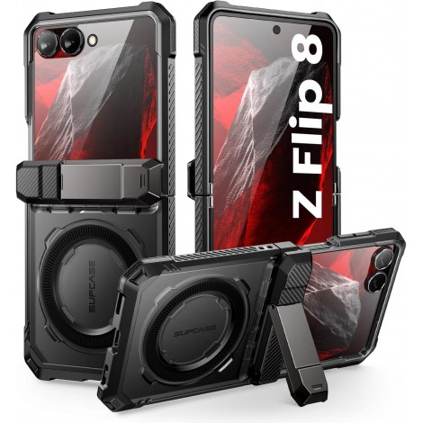 เคส พร้อมฟิล์มกระจก SUPCASE Unicorn Beetle Grip สำหรับ Samsung Galaxy Z Flip8 / Flip7