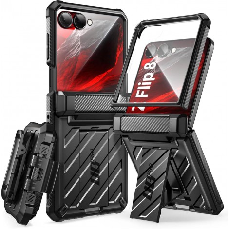 เคส พร้อมฟิล์มกระจก SUPCASE UB PRO / i-Blason ARMORBOX สำหรับ Samsung Galaxy Z Flip8 / Flip7 / FE / Flip6