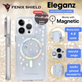เคส FenixShield Eleganz IRIDESCENT FLOWER MagSafe สำหรับ iPhone 15 Pro Max / 15 Pro / 15 Plus / 15