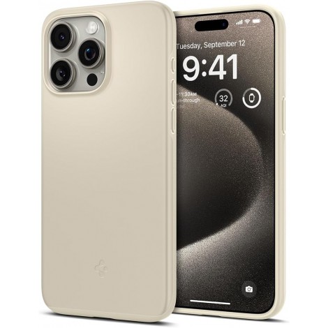 (ของแท้) เคส SPIGEN Thin Fit Slim Cover สำหรับ iPhone 15 Pro Max