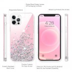 ( ของแท้ ) เคส Switcheasy Starfield Shiny สำหรับ iPhone 12 / 12 Pro / 12 Pro Max [ Transparent Rose ]