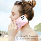 ( ของแท้ ) เคส Switcheasy Starfield Shiny สำหรับ iPhone 12 / 12 Pro / 12 Pro Max [ Transparent Rose ]