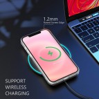 ( ของแท้ ) เคส Switcheasy Starfield Shiny สำหรับ iPhone 12 / 12 Pro / 12 Pro Max [ Transparent Rose ]