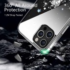 ( ของแท้ ) เคส Switcheasy Starfield Shiny สำหรับ iPhone 12 / 12 Pro / 12 Pro Max [ Transparent ]