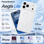 เคส FenixShield Aegis LITE สำหรับ iPhone 18 Pro / 18 Pro Max / Air / 17 / 17 Pro / 17 Pro Max