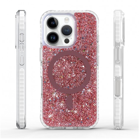 เคส FenixShield Eleganz RUBY SPARKLE สำหรับ iPhone 16 / Plus / Pro / Pro Max / 15 Pro Max