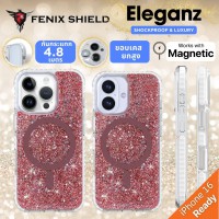 เคส FenixShield Eleganz RUBY SPARKLE สำหรับ iPhone 16 / Plus / Pro / Pro Max / 15 Pro Max