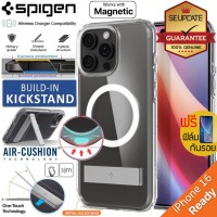 (แถมฟิล์ม) เคส SPIGEN Slim Armor Essential S (Ultra Hybrid S) with MagFit สำหรับ iPhone 16 / Plus / Pro / Pro Max