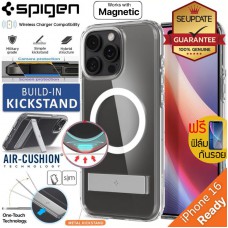 (แถมฟิล์ม) เคส SPIGEN Slim Armor Essential S (Ultra Hybrid S) with MagFit สำหรับ iPhone 16 / Plus / Pro / Pro Max