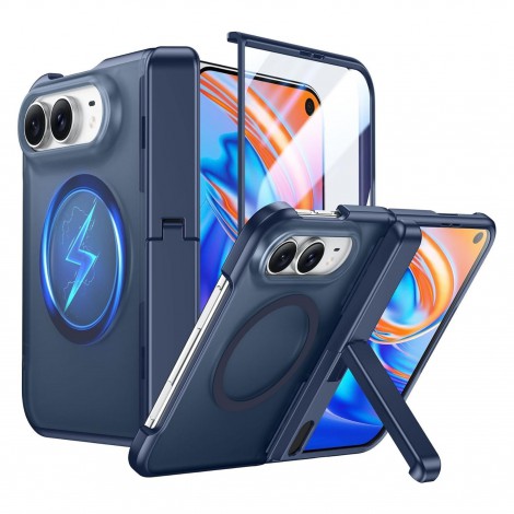 เคส พร้อมฟิล์มกระจก FenixShield TITAN Stand สำหรับ iPhone Duo