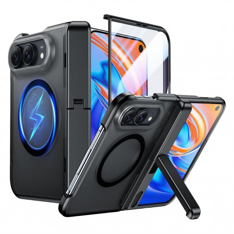 เคส พร้อมฟิล์มกระจก FenixShield TITAN Stand สำหรับ iPhone Duo
